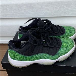 Jordan 11 low ‘green snakeskin’ (2014)
